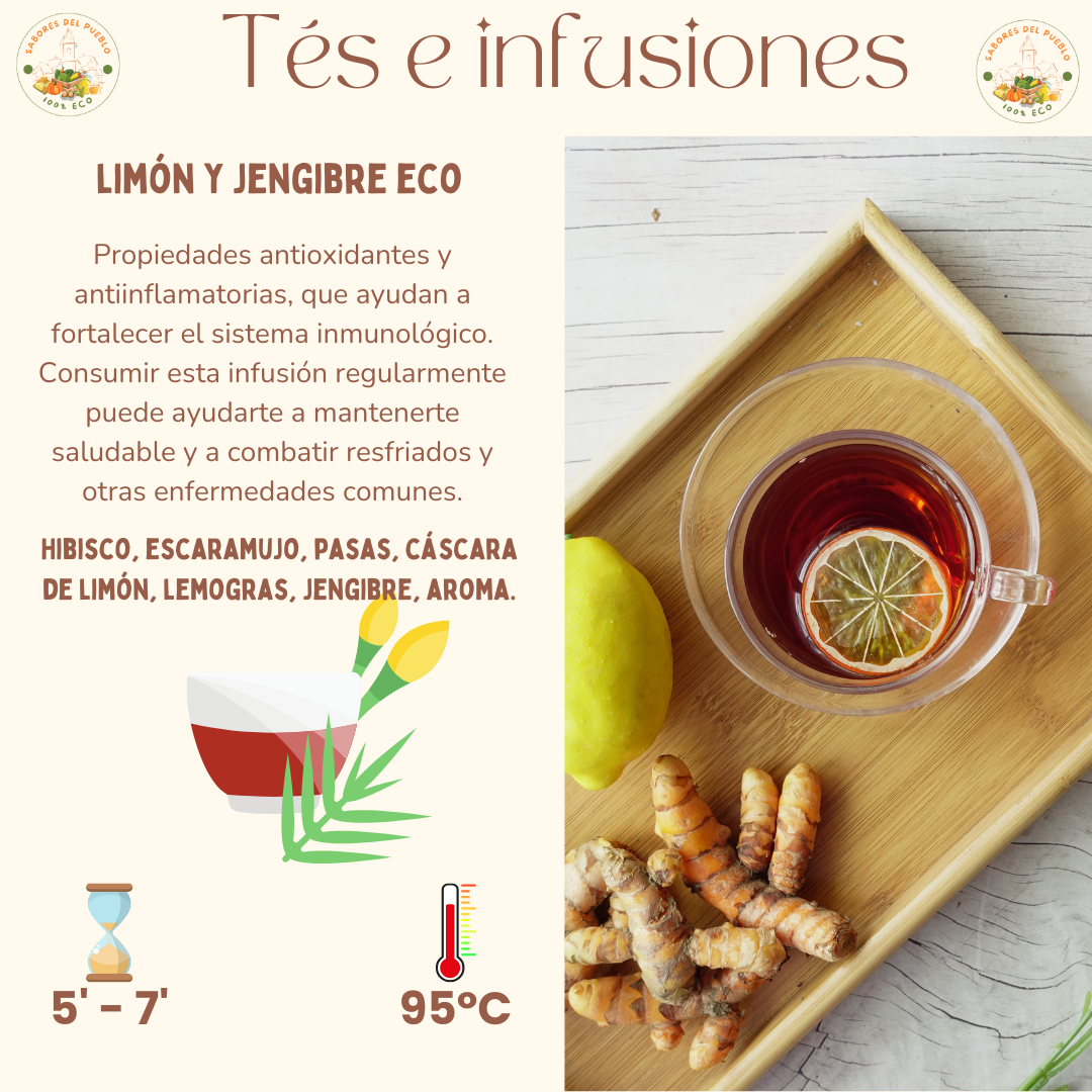 Limón y jengibre eco