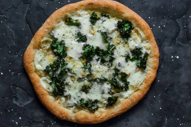 Crema de Queso Azul con Cebolla Caramelizada