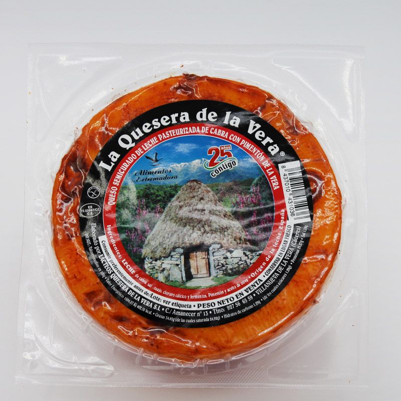 Queso de Cabra Semicurado con Pimentón