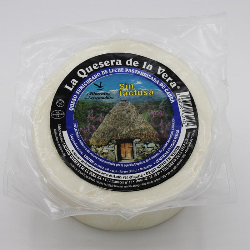 Queso de cabra semicurado sin lactosa - Sabores del Pueblo