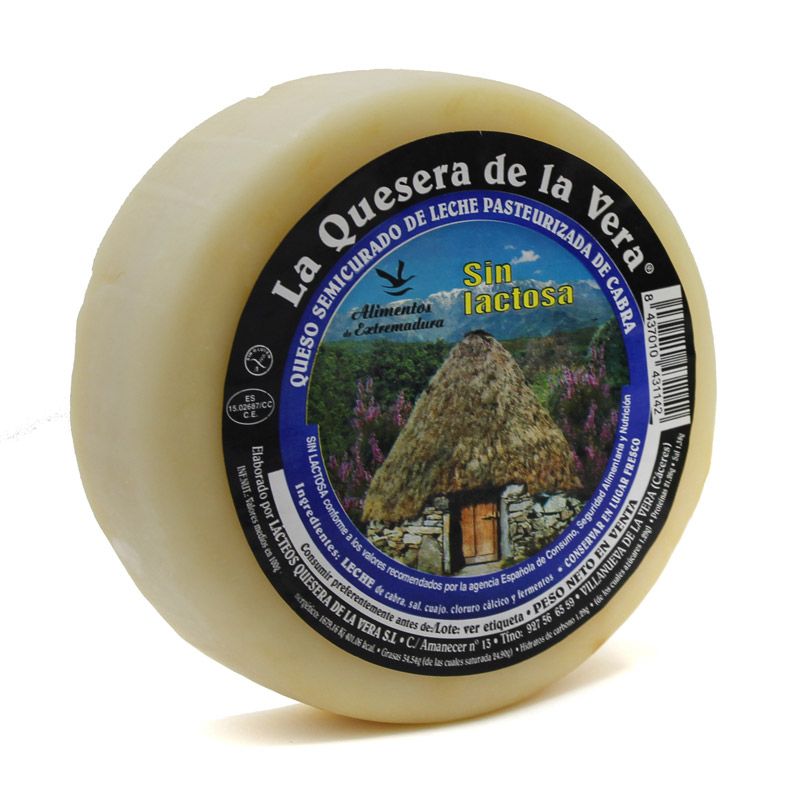 Queso de cabra semicurado sin lactosa - Sabores del Pueblo