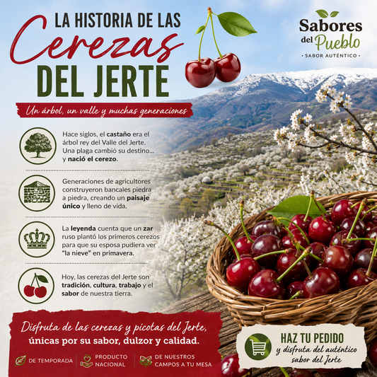 🍒 La historia de las cerezas del Jerte: un valle que floreció gracias al cerezo