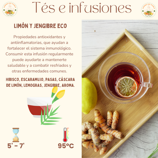 Limón y jengibre eco