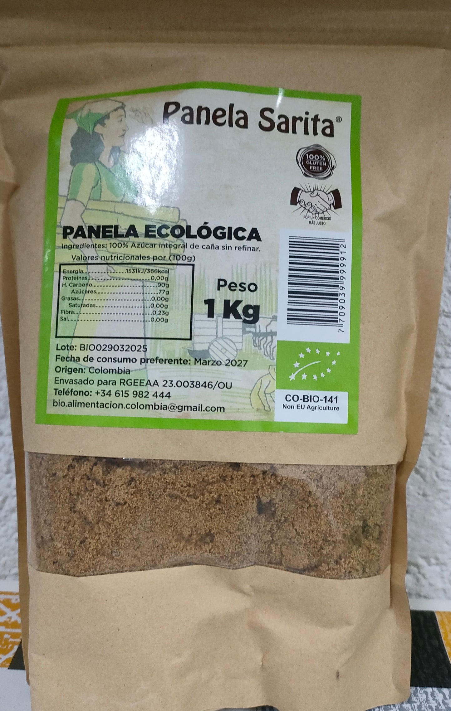 Panela Ecológica 1kg