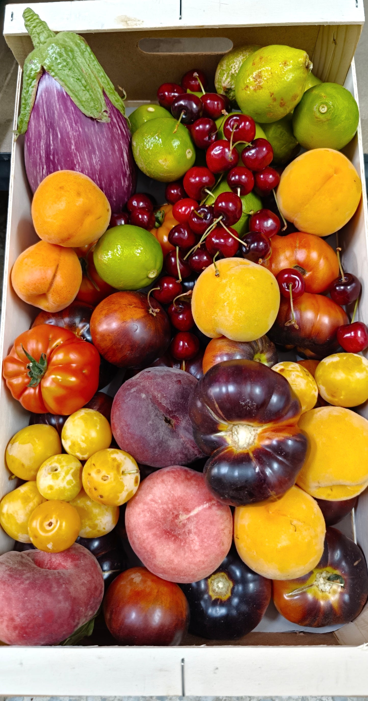 Cesta de frutas y verduras – lo mejor de la huerta esta semana