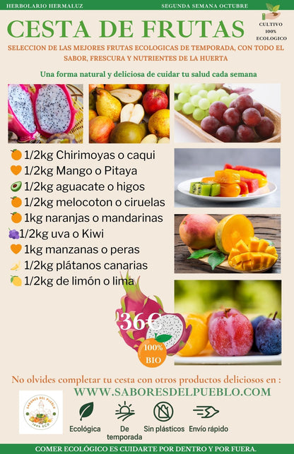 Cesta de frutas