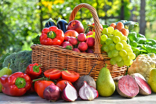 Canasta de fruta y verdura