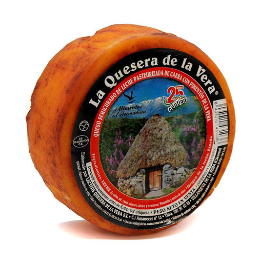 Queso de Cabra Semicurado con Pimentón