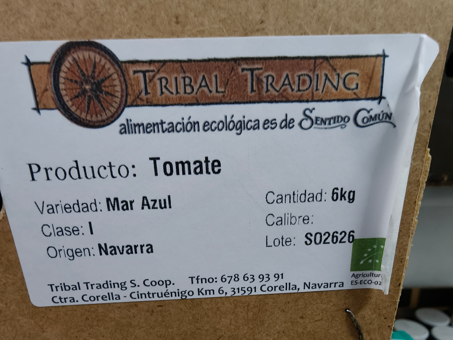 Tomate Mar Azul Ecológicos
